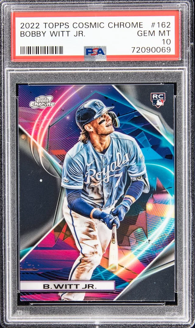 2022 Topps Chrome Cosmic Bobby Witt Jr Chrome #162 card image
