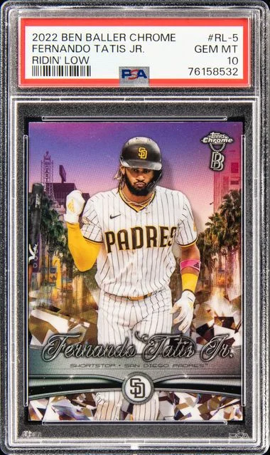 2022 Topps Chrome Fernando Tatis Jr. Ben Baller Ridin' Low #RL-5 card image