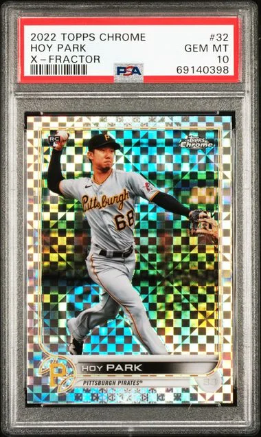 2022 Topps Chrome Hoy Park X-Fractor #32 card image