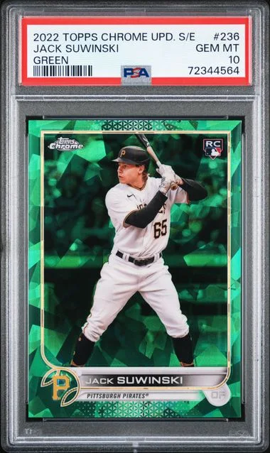 2022 Topps Chrome Jack Suwinski Edition Green #236 card image