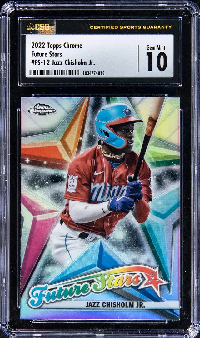 2022 Topps Chrome Jazz Chisholm Future Stars #FS-12 card image