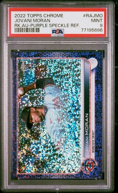 2022 Topps Chrome Jovani Moran Autograph #RAJMO card image