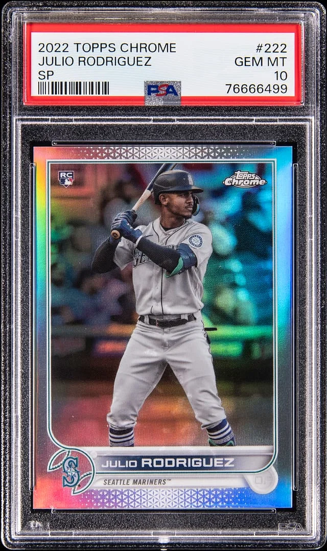 2022 Topps Chrome Julio Rodriguez SP #222 card image
