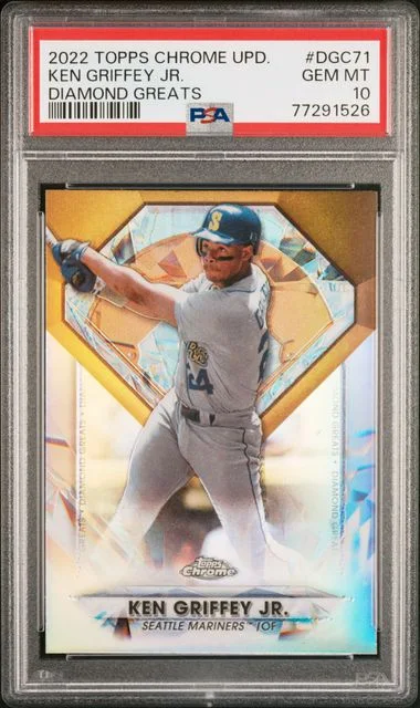 2022 Topps Chrome Ken Griffey Jr. Diamond Greats #DGC-71 card image