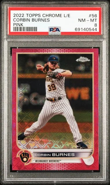 2022 Topps Chrome Logofractor Corbin Burnes Edition #56 card image