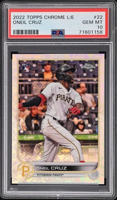 2022 Topps Chrome Logofractor Oneil Cruz Edition #22 card image