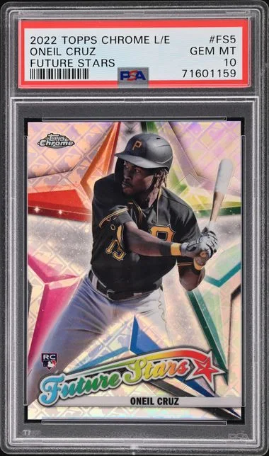 2022 Topps Chrome Logofractor Oneil Cruz Edition Future Stars Rose Gold #FS-5 card image