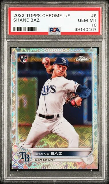 2022 Topps Chrome Logofractor Shane Baz Edition #8 card image
