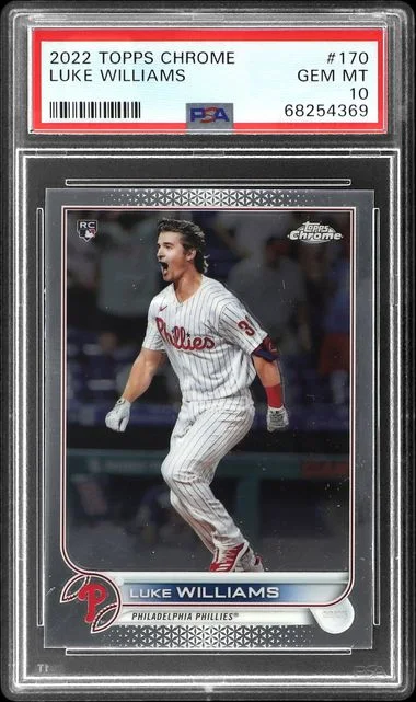 2022 Topps Chrome Luke Williams #170 card image
