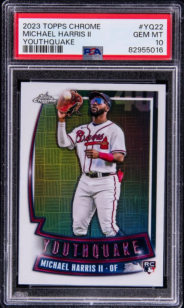 2022 Topps Chrome Michael Harris II Youthquake #YQ-22 card image