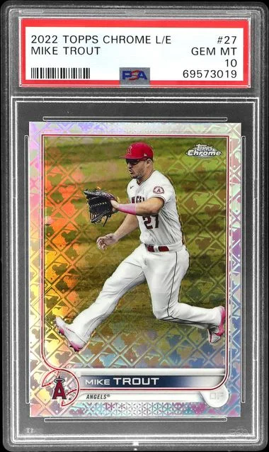 2022 Topps Chrome Mike Trout Edition #27 card image