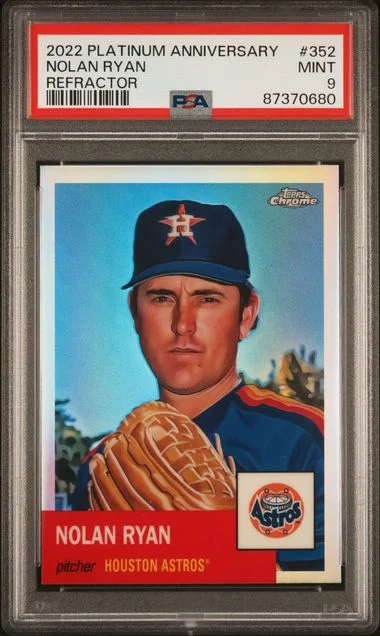 2022 Topps Chrome Nolan Ryan Refractor #352 card image