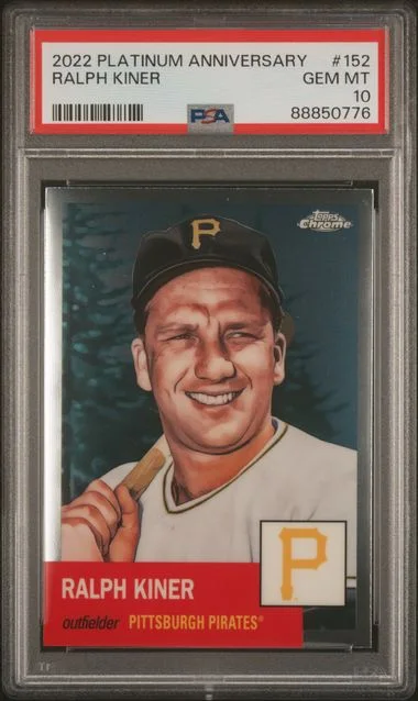 2022 Topps Chrome Platinum Anniversary Ralph Kiner #152 card image