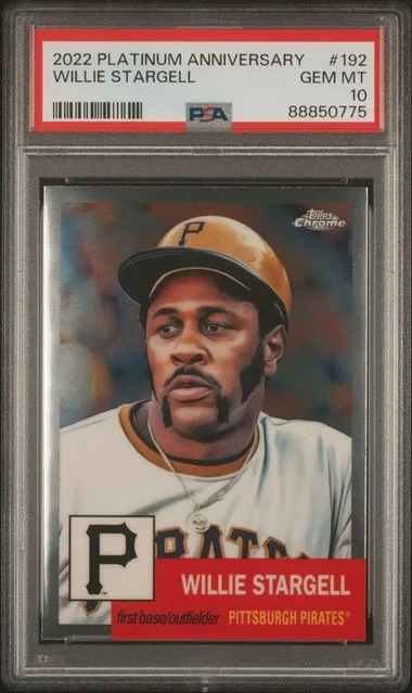 2022 Topps Chrome Platinum Anniversary Willie Stargell #192 card image