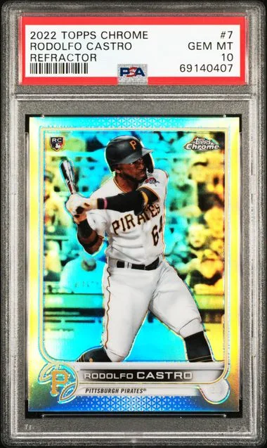 2022 Topps Chrome Rodolfo Castro Refractor #7 card image