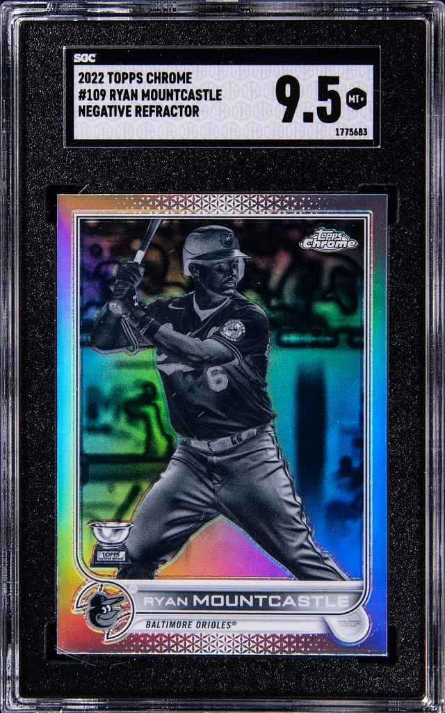 2022 Topps Chrome Ryan Mountcastle Negative Refractor #109 card image