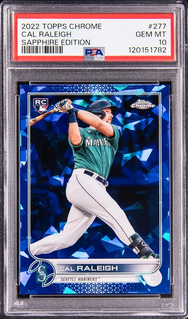 2022 Topps Chrome Sapphire Edition Cal Raleigh #277 card image