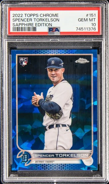 2022 Topps Chrome Sapphire Edition Spencer Torkelson #151 card image
