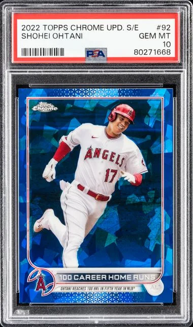 2022 Topps Chrome Shohei Ohtani Edition #92 card image