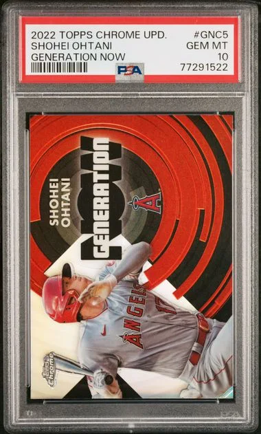 2022 Topps Chrome Shohei Ohtani Generation Now #GNC-5 card image