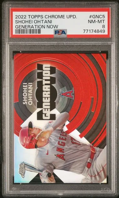 2022 Topps Chrome Shohei Ohtani Generation Now #Gnc5 card image