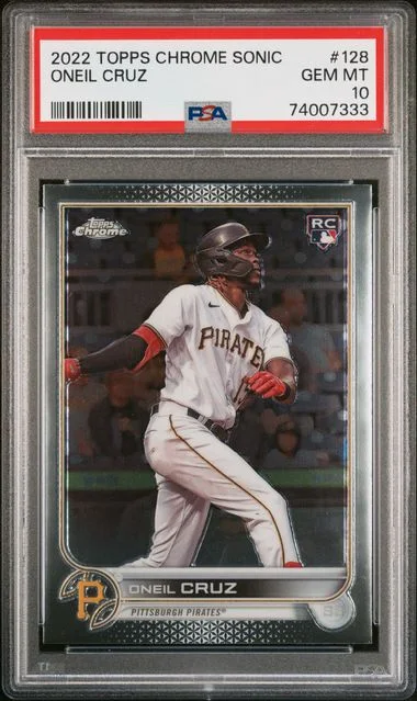 2022 Topps Chrome Sonic Oneil Cruz Variation #128 card image
