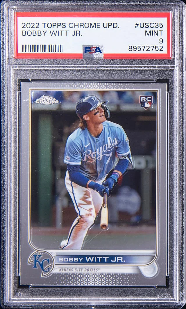 2022 Topps Chrome Update @USC36 Bobby Witt Jr. #no-number card image