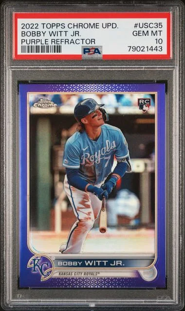 2022 Topps Chrome Update Bobby Witt Jr. #USC35 card image