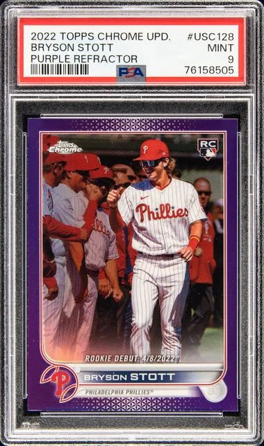 2022 Topps Chrome Update Bryson Stott #USC128 card image
