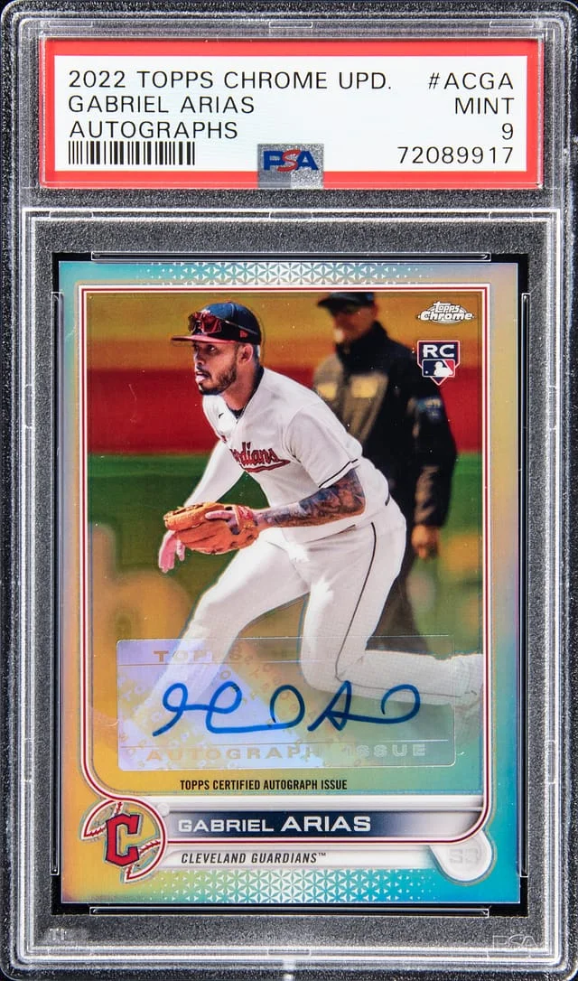 2022 Topps Chrome Update Gabriel Arias Autograph #ACGA card image