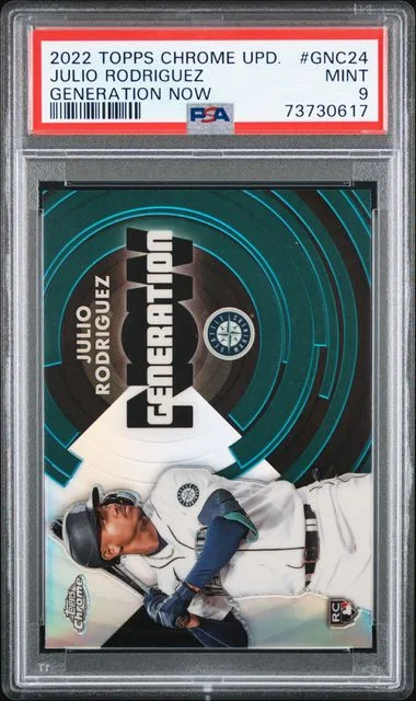 2022 Topps Chrome Update Julio Rodriguez Generation Now #GNC-24 card image