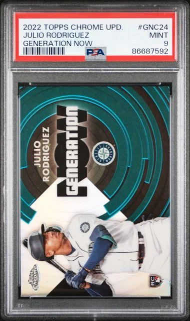 2022 Topps Chrome Update Julio Rodriguez Generation Now #GNC24 card image