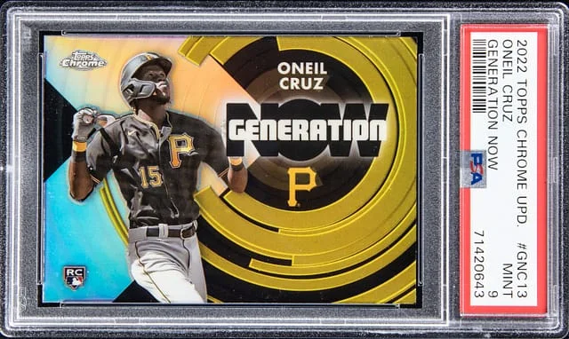 2022 Topps Chrome Update Oneil Cruz Generation Now #GNC13 card image