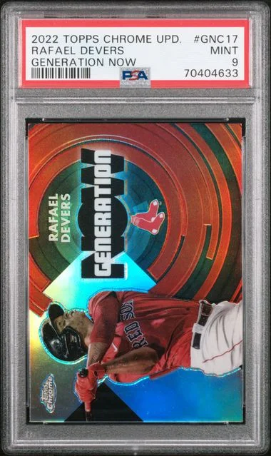 2022 Topps Chrome Update Rafael Devers Generation Now #GNC-17 card image
