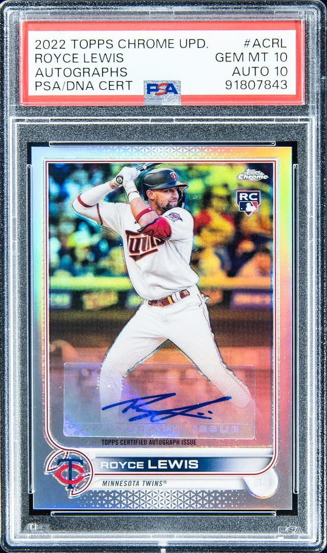 2022 Topps Chrome Update Royce Lewis Autograph #AC-RL card image