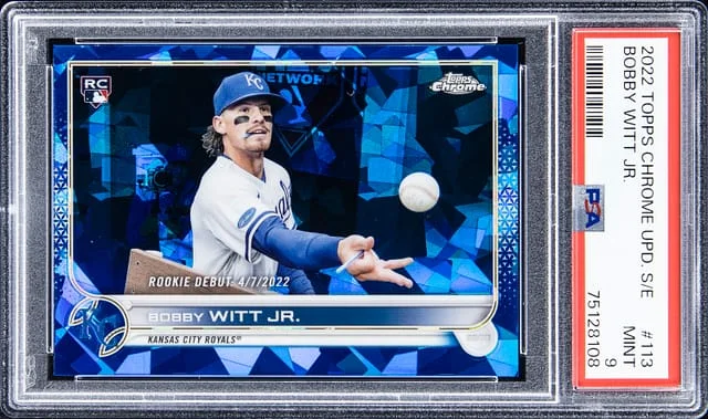 2022 Topps Chrome Update Sapphire Bobby Witt Jr. Edition Green #113 card image