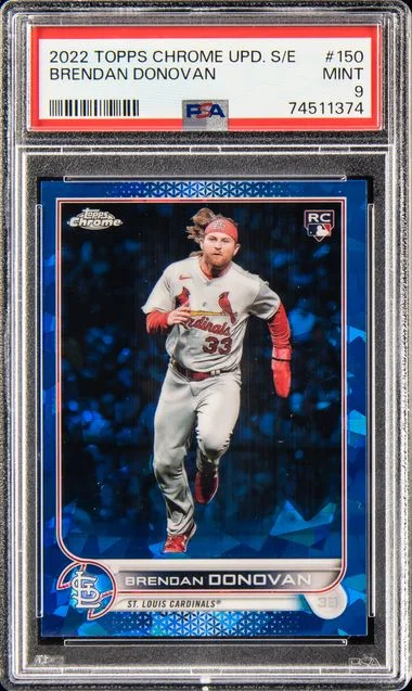2022 Topps Chrome Update Sapphire Brendan Donovan Orange #150 card image