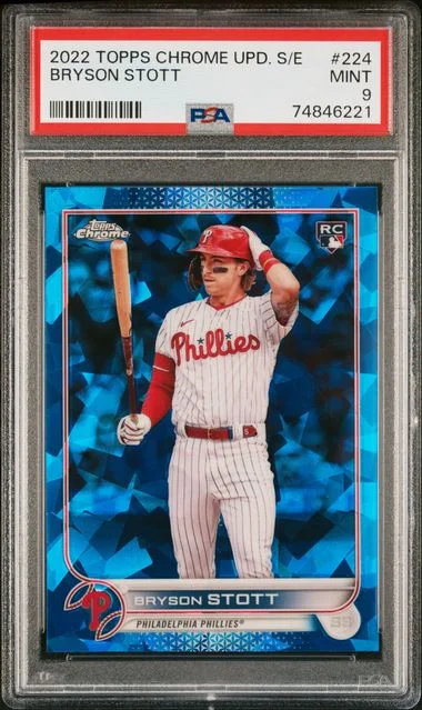 2022 Topps Chrome Update Sapphire Bryson Stott Edition #US224 card image