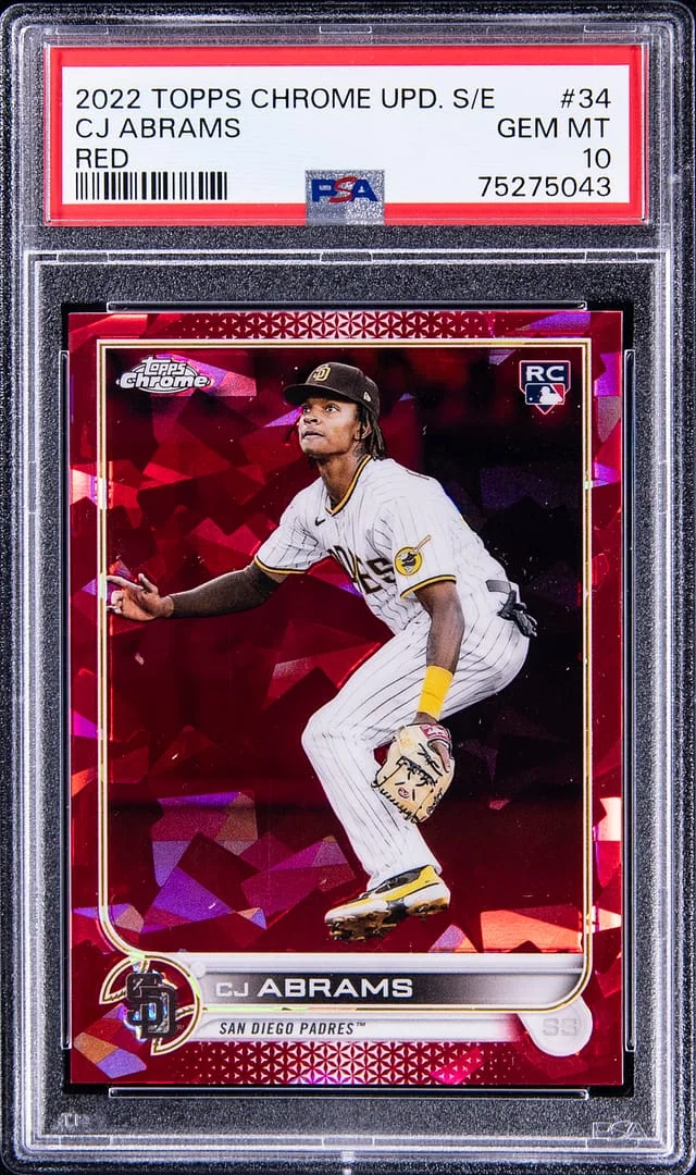2022 Topps Chrome Update Sapphire CJ Abrams Edition #34 card image