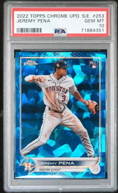 2022 Topps Chrome Update Sapphire Jeremy Pena Edition #253 card image
