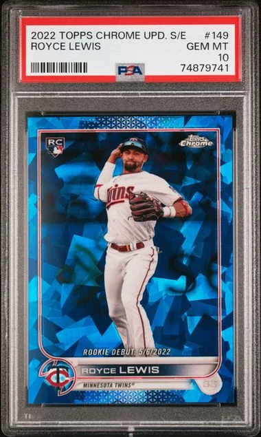 2022 Topps Chrome Update Sapphire Royce Lewis Edition #149 card image