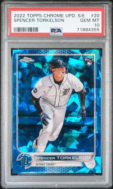 2022 Topps Chrome Update Sapphire Spencer Torkelson Edition #20 card image