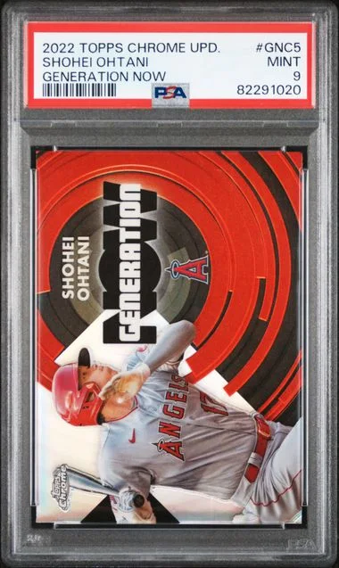 2022 Topps Chrome Update Shohei Ohtani Generation Now #GNC-5 card image
