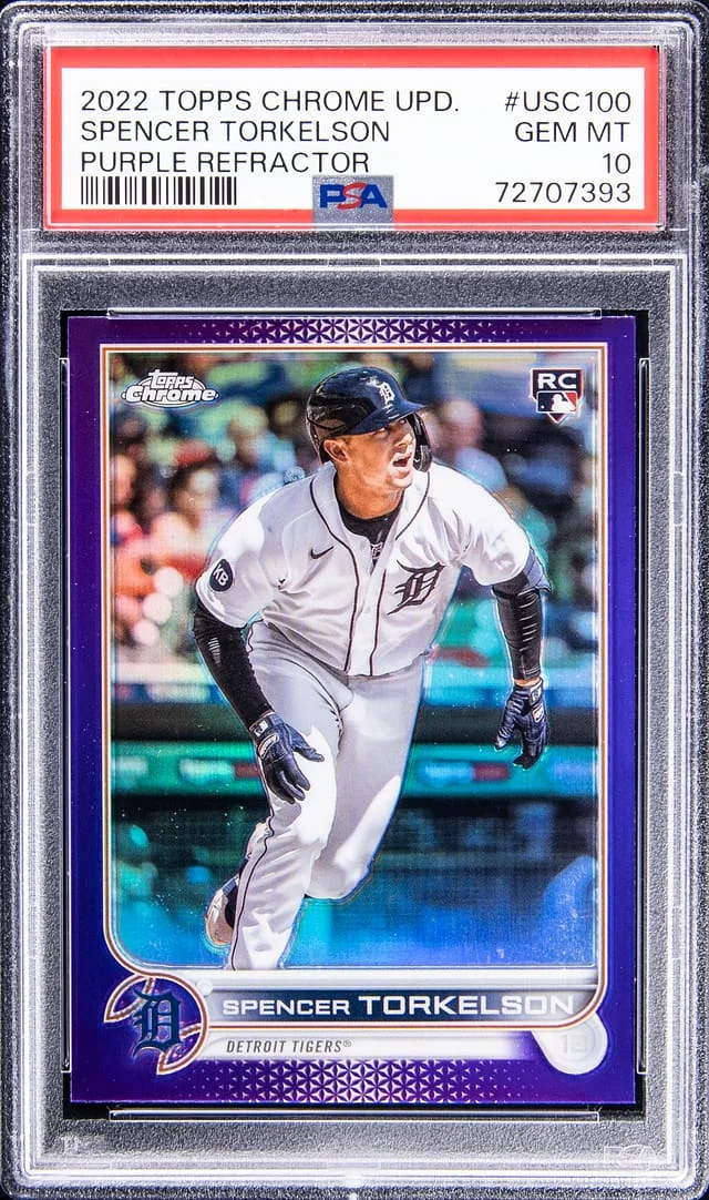 2022 Topps Chrome Update Spencer Torkelson #USC100 card image