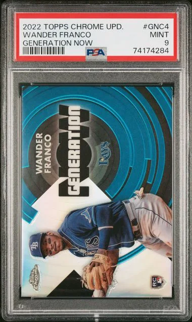 2022 Topps Chrome Update Wander Franco Generation Now #GNC-4 card image