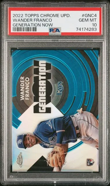 2022 Topps Chrome Update Wander Franco Generation Now #Gnc4 card image