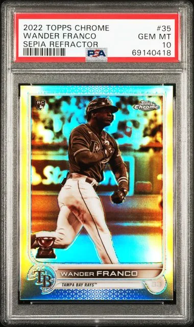 2022 Topps Chrome Wander Franco Ben Baller #35 card image