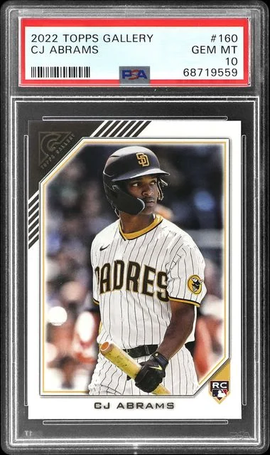 2022 Topps CJ Abrams Gallery #160 card image