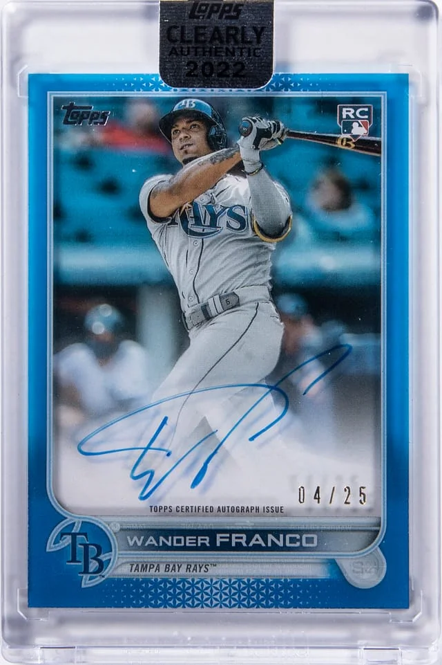 2022 Topps Clearly Authentic Wander Franco #no-number card image