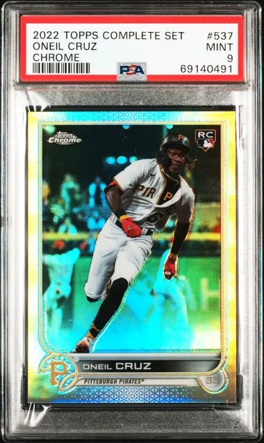 2022 Topps Complete Set Oneil Cruz Retail Variation #537 card image